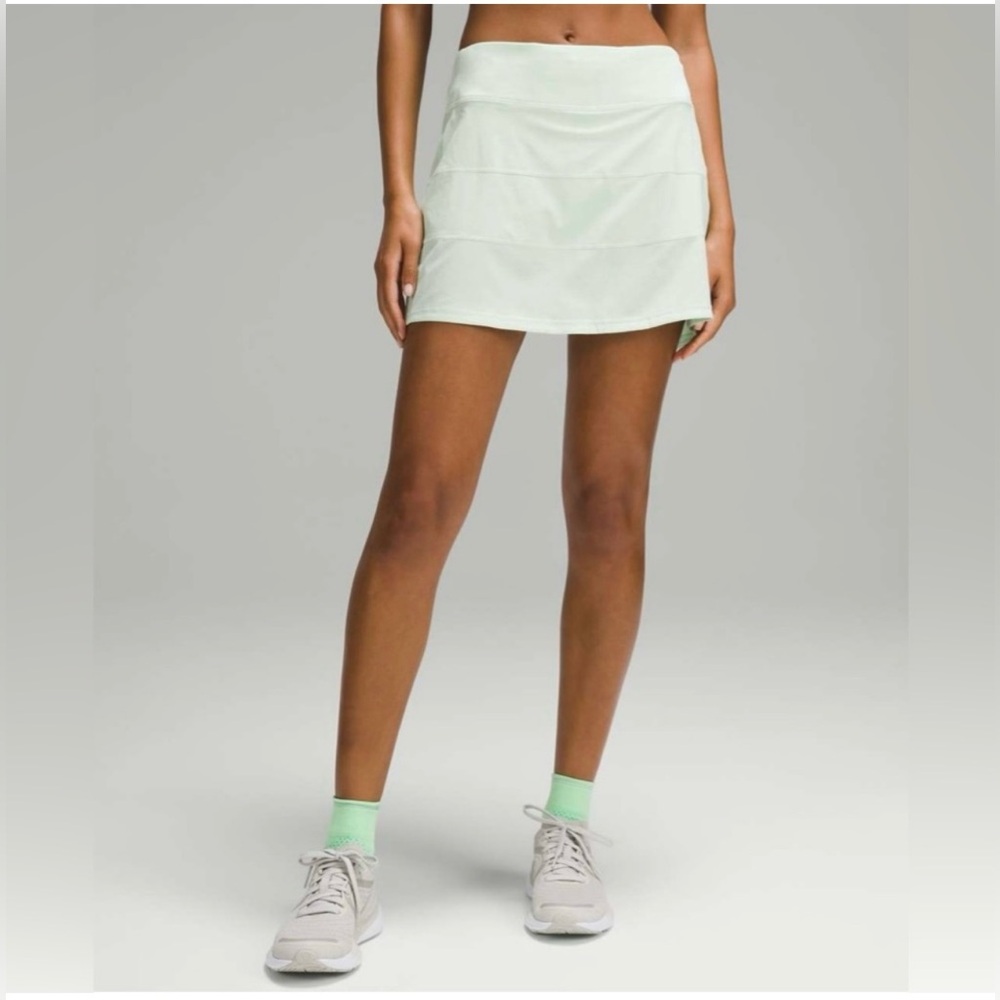 Lululemon Athletica Kholrabi Green Pace Rival Skirt sz2